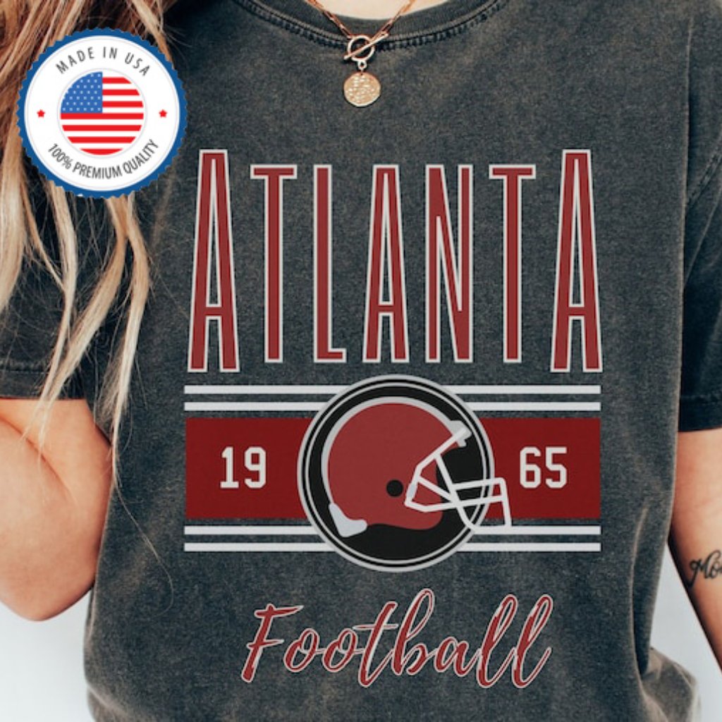 Atlanta Colors Retro Atlanta Cute Atlanta Atlanta Tailgate 1965 Shirt